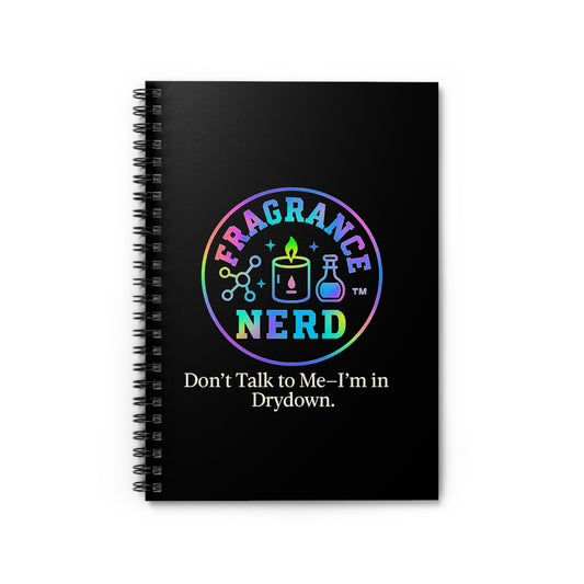 Fragrance Nerd Spiral Notebook - Perfect for Science Lovers, Study Sessions, Journaling, Gifts, and Note-Taking
