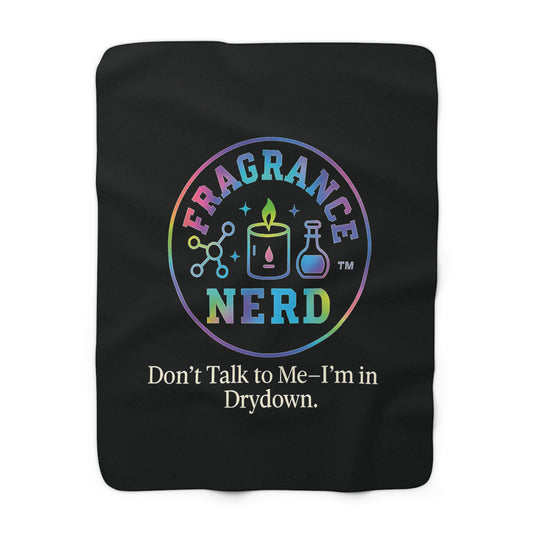 Fragrance Nerd Sherpa Fleece Blanket